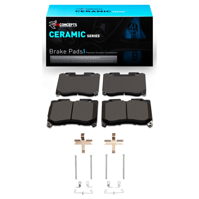 R1 Concepts R1 1993-1998 Toyota Supra Front R1 Ceramic Pads & Hardware Kit