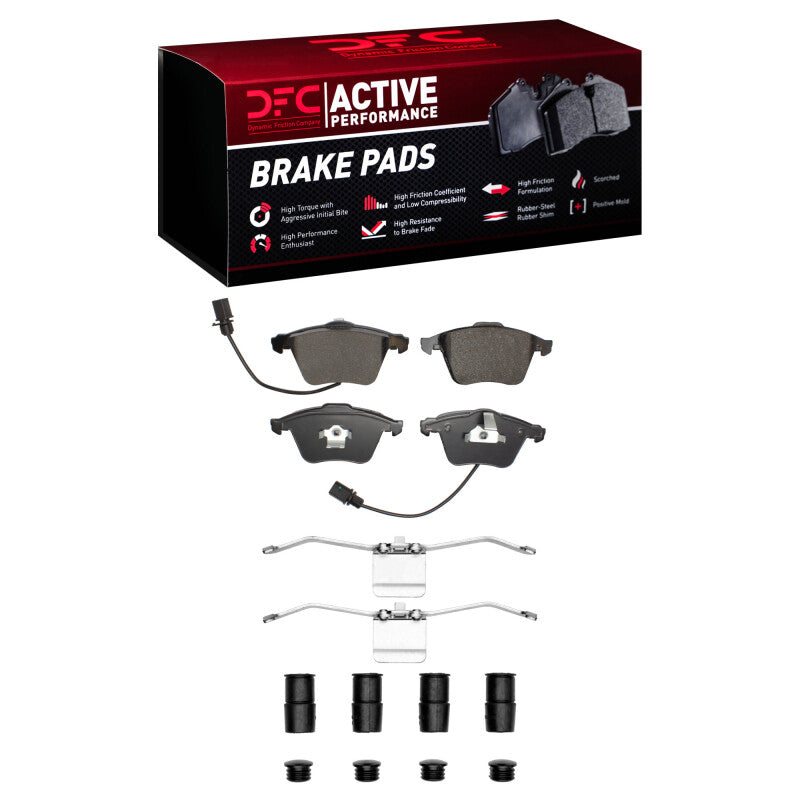 DFC 00-11 Audi A4 Quattro Front Active Performance Pads and Hardware Kit