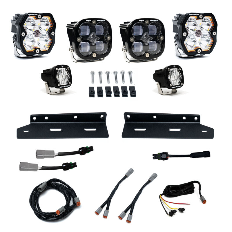 Baja Designs 21-25 Ford Raptor Squadron 2.0 Sport/S1 Fog Pocket Kit (Squadron SAE Fog) - Clear