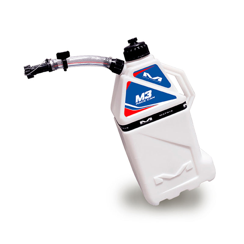 Matrix Concepts M4 0.4 Gallon Utility Can White-Blue