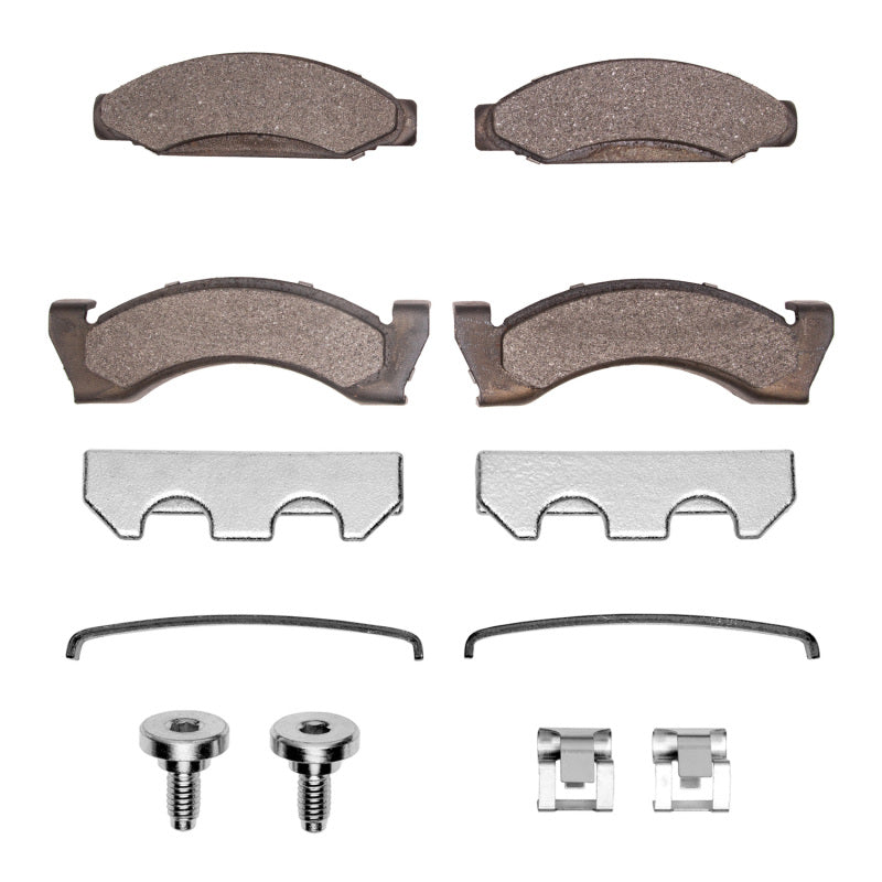 R1 Concepts R1 1974-1981 American Motors SPIRIT Front R1 Semi Met Pads & Hardware Kit