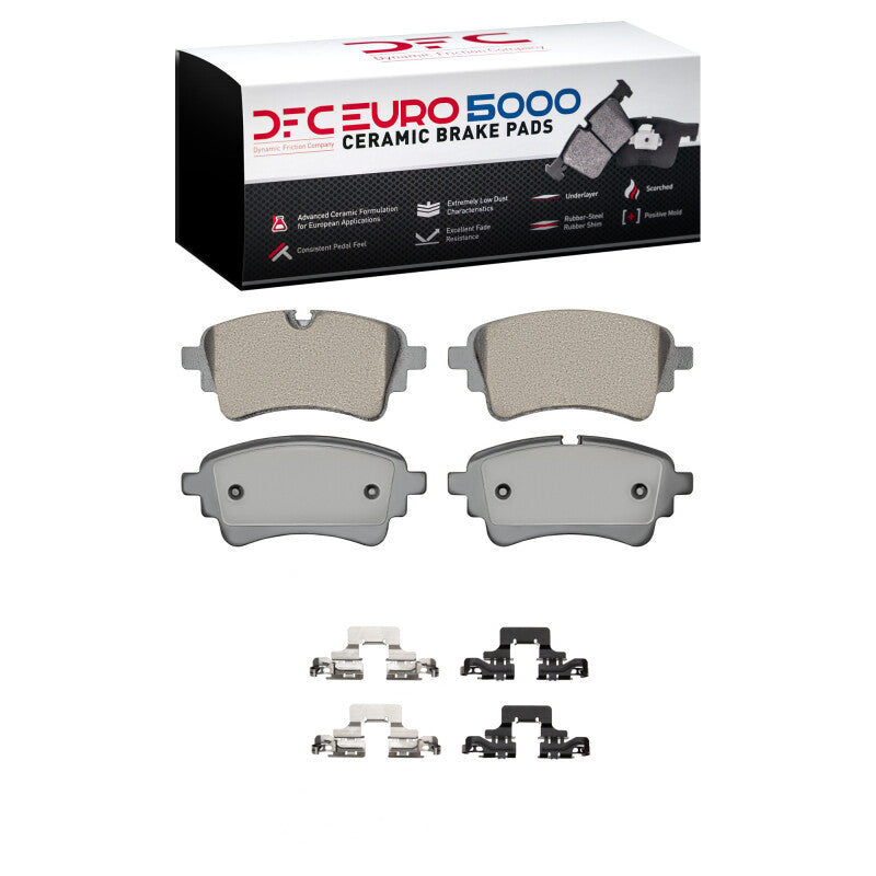 DFC 20-25 Audi A4 (USA/Canada) Rear Euro 5000 Ceramic Brake Pads and Hardware Kit