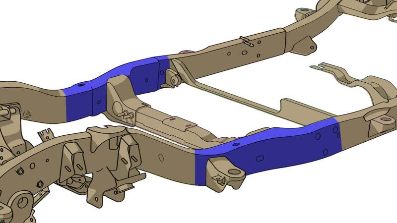 Rustbuster Front Center Frame Section Left Side