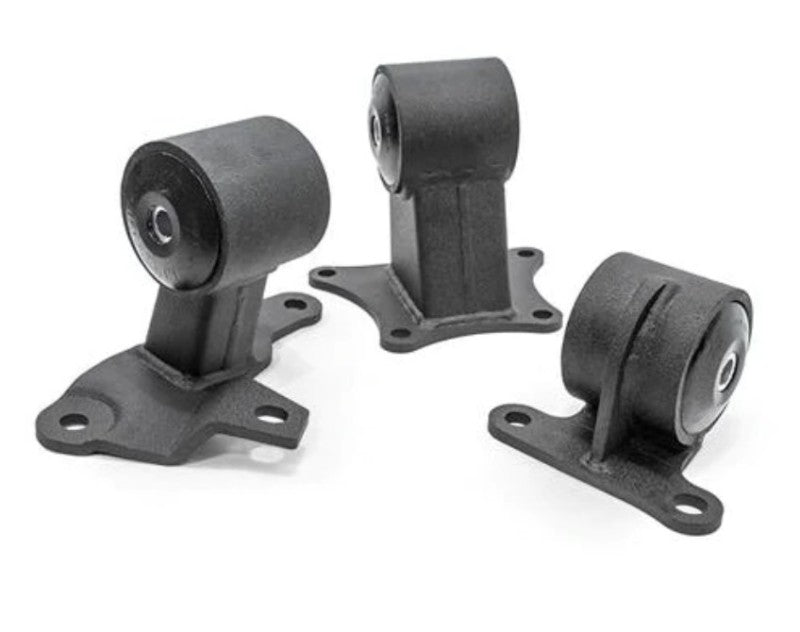 Innovative Mounts Innovative 90-93 Accord H/F Series Black Steel Mounts 85A Bushings (Auto EX to Manual 94-01 Trans)