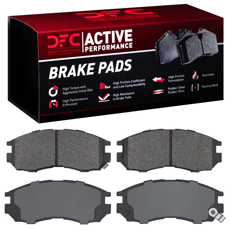 DFC 89-05 Chrysler Sebring Front Active Performance Pads - Low Metallic