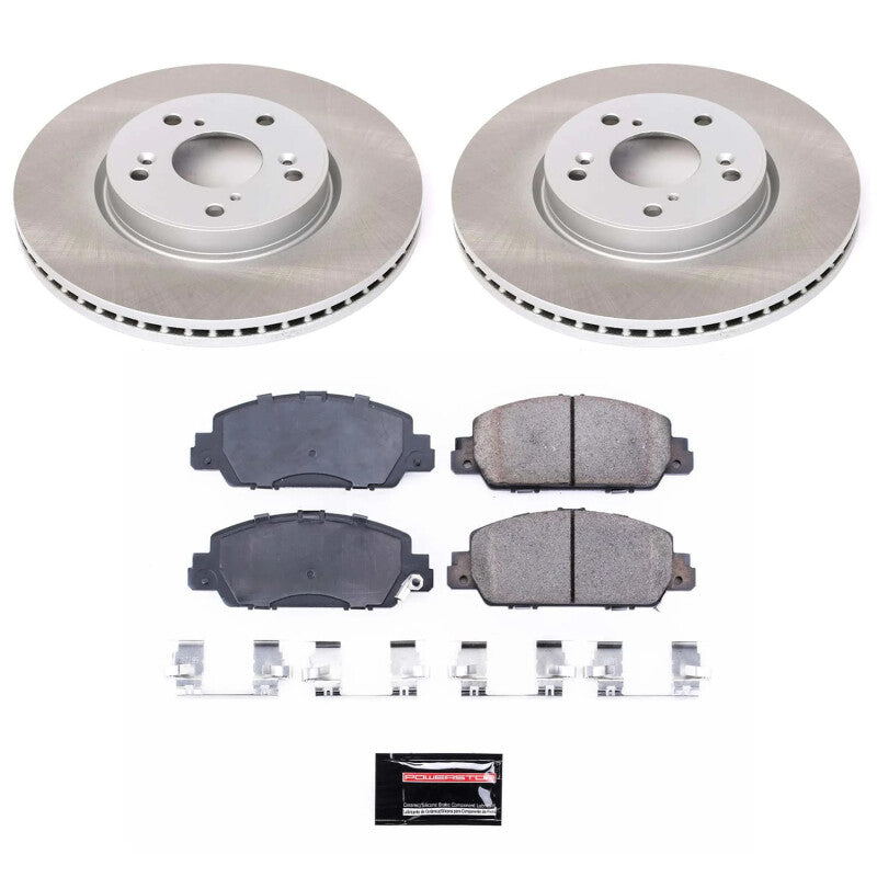 PowerStop Power Stop 16-22 Honda HR-V Front Semi-Coated Rotor Kit