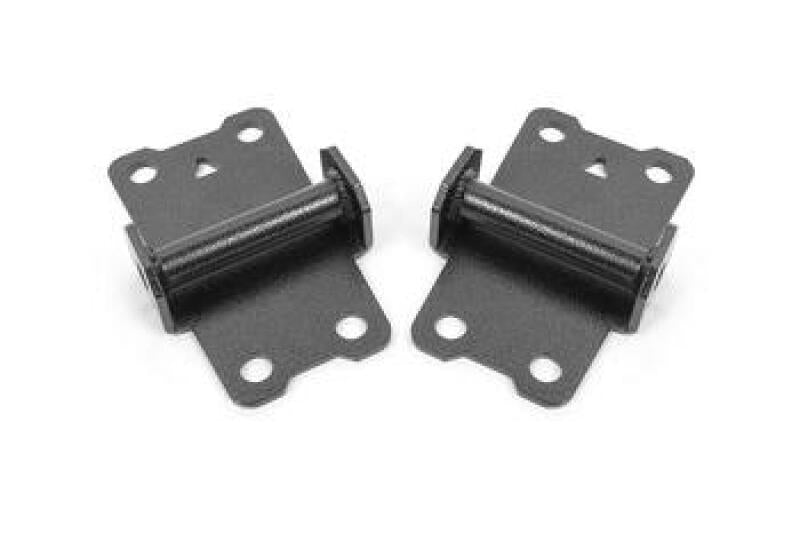 BMR Suspension BMR 82-92 F-Body Motor Mount Kit Lower Solid - Black Hammertone