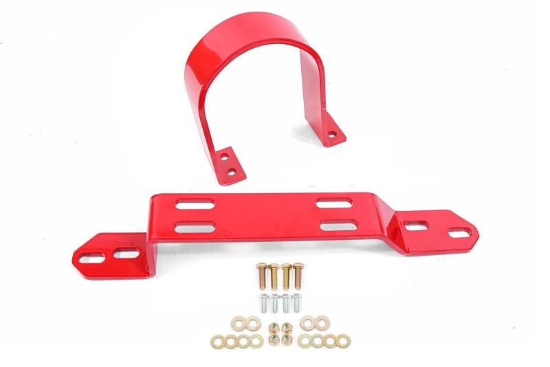 BMR Suspension BMR 83-87 GM G-Body Driveshaft Safety Loop Front - Red