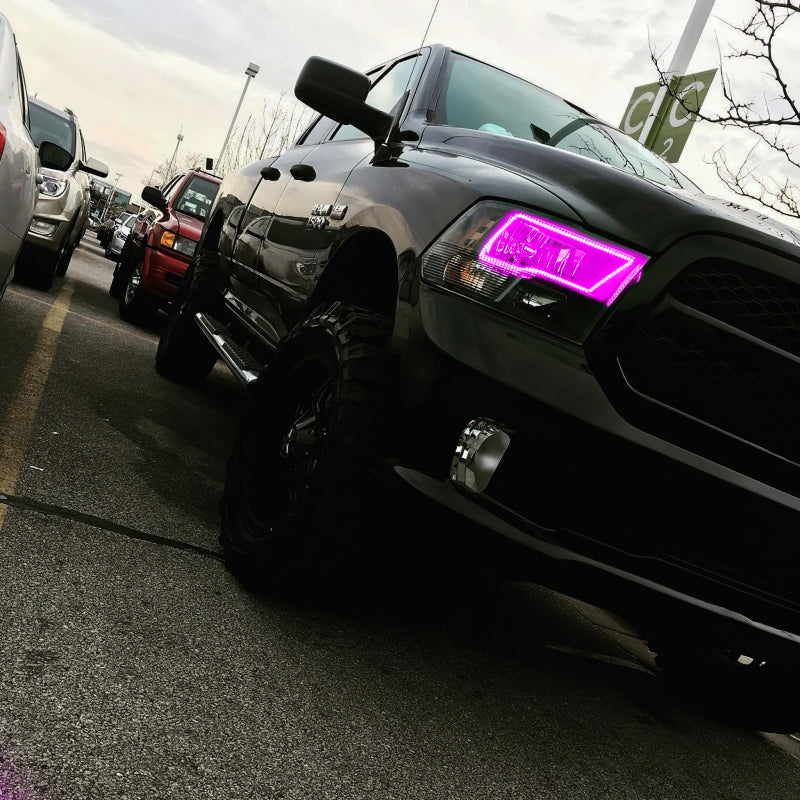 ORACLE Lighting Oracle Dodge Ram Sport 09-18 LED Headlight Halo Kit - ColorSHIFT w/ 2.0 Controller