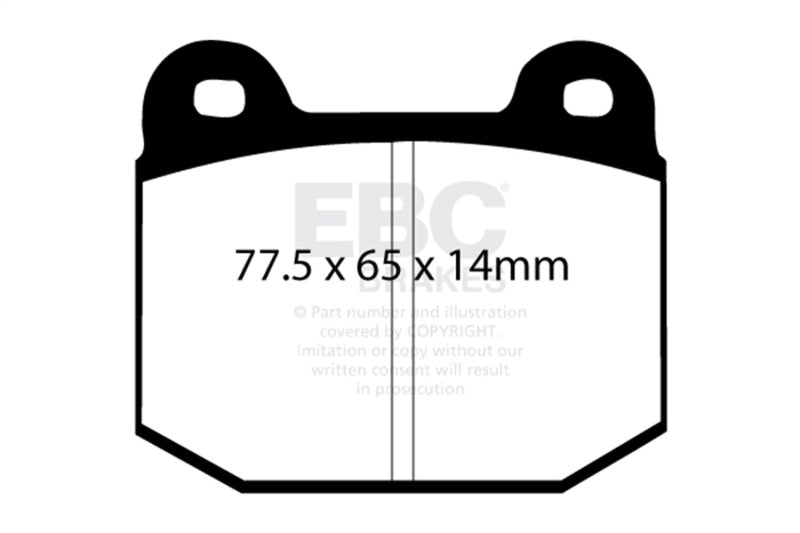 EBC 05-08 Morgan Aero 8 4.4L Bluestuff Rear Brake Pads
