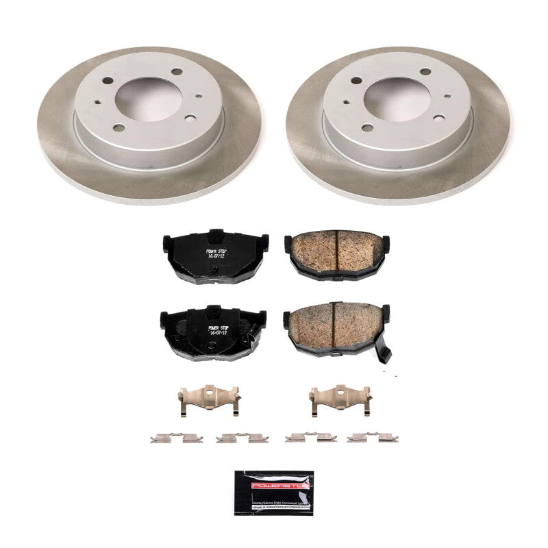 PowerStop Power Stop 97-01 Hyundai Tiburon Rear Semi-Coated Rotor Kit