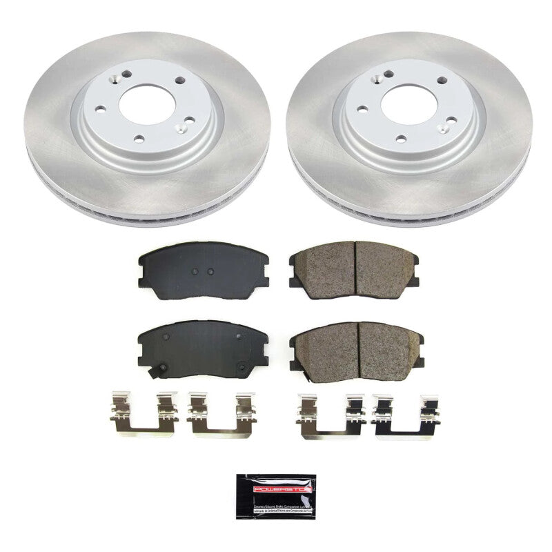 PowerStop Power Stop 20-21 Kia Soul Front Semi-Coated Rotor Kit