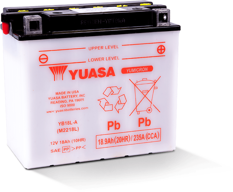 Yuasa Battery Yuasa YB18L-A Yumicron 12-Volt Battery