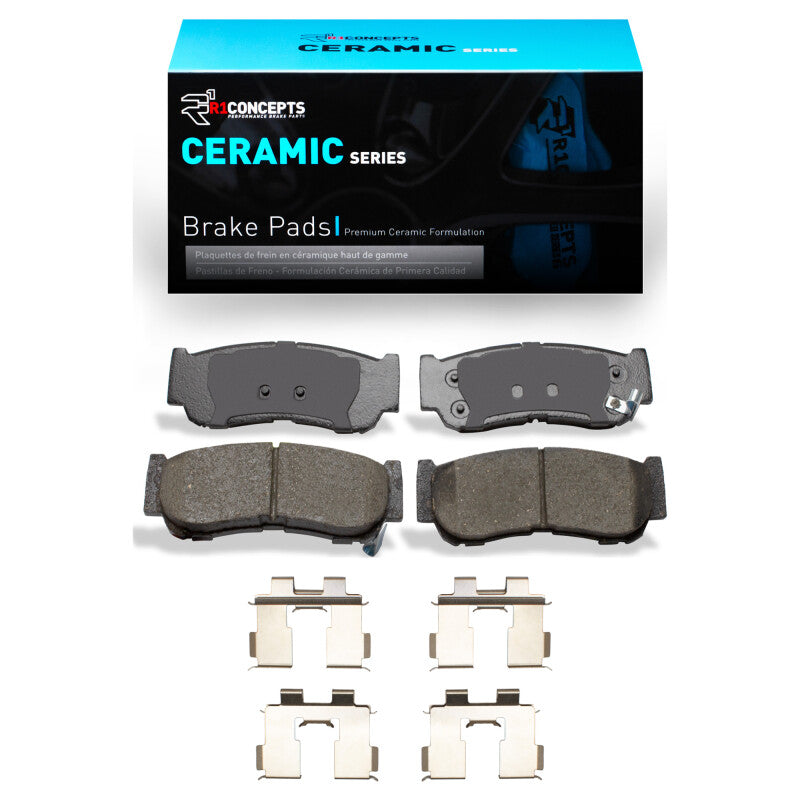 R1 Concepts R1 2007-2009 Hyundai Santa Fe Rear R1 Ceramic Pads & Hardware Kit