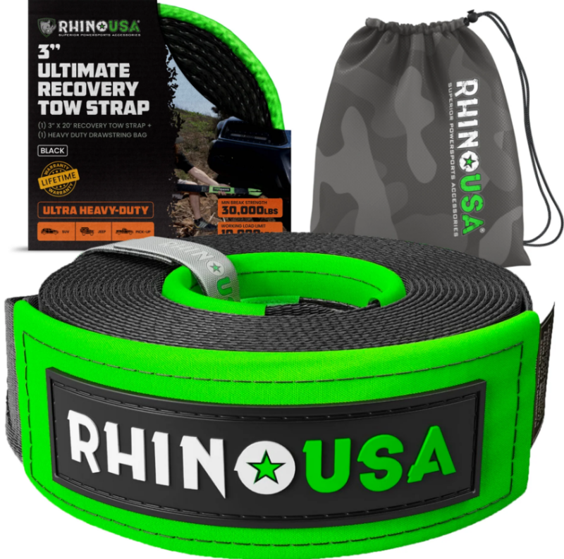 Rhino USA 2 X 20 Ultimate Recovery Tow Strap