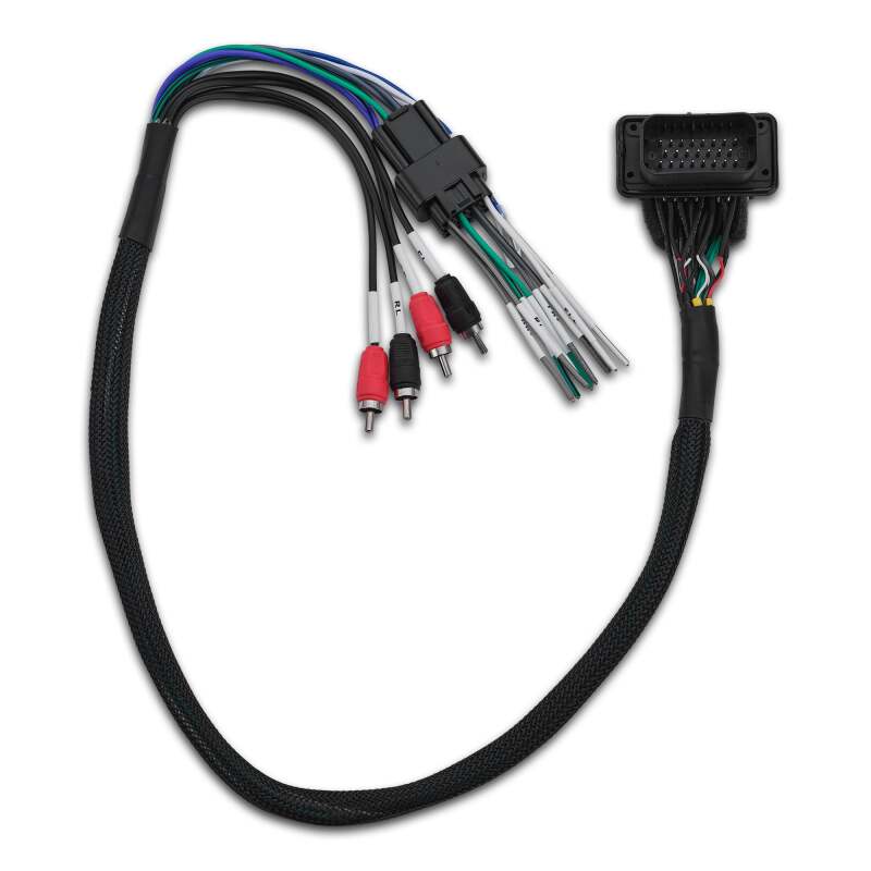 DS18 Plug and Play Harness For OEM Ride Command For 4-CH RCA Audio Signal and Remote Turn-on