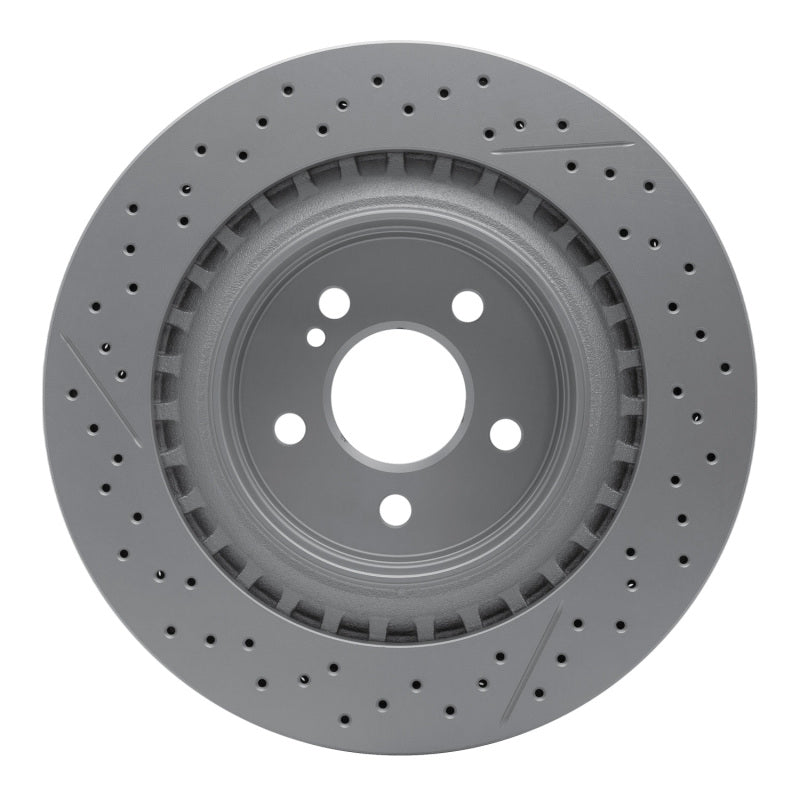 DFC 08-15 Mercedes-Benz C63 AMG Rear Drilled GeoSPEC Coated Rotor and Slotted