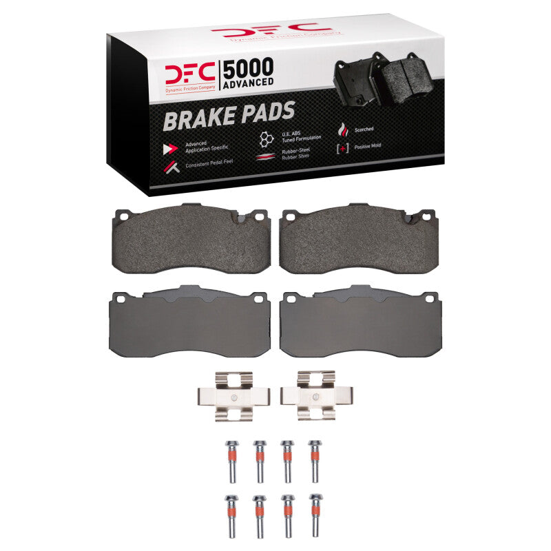 DFC 06-13 BMW 135I Front 5000 Advanced Low Metallic Brake Pads and Hardware Kit