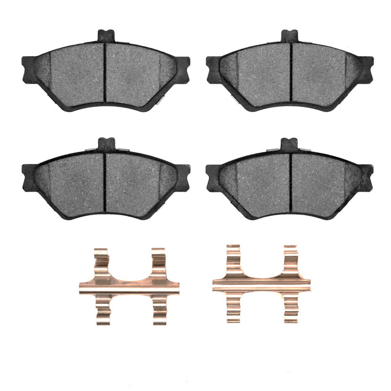 R1 Concepts R1 95-97 Ford Crown Victoria Front Semi Met Pads & Hardware Kit