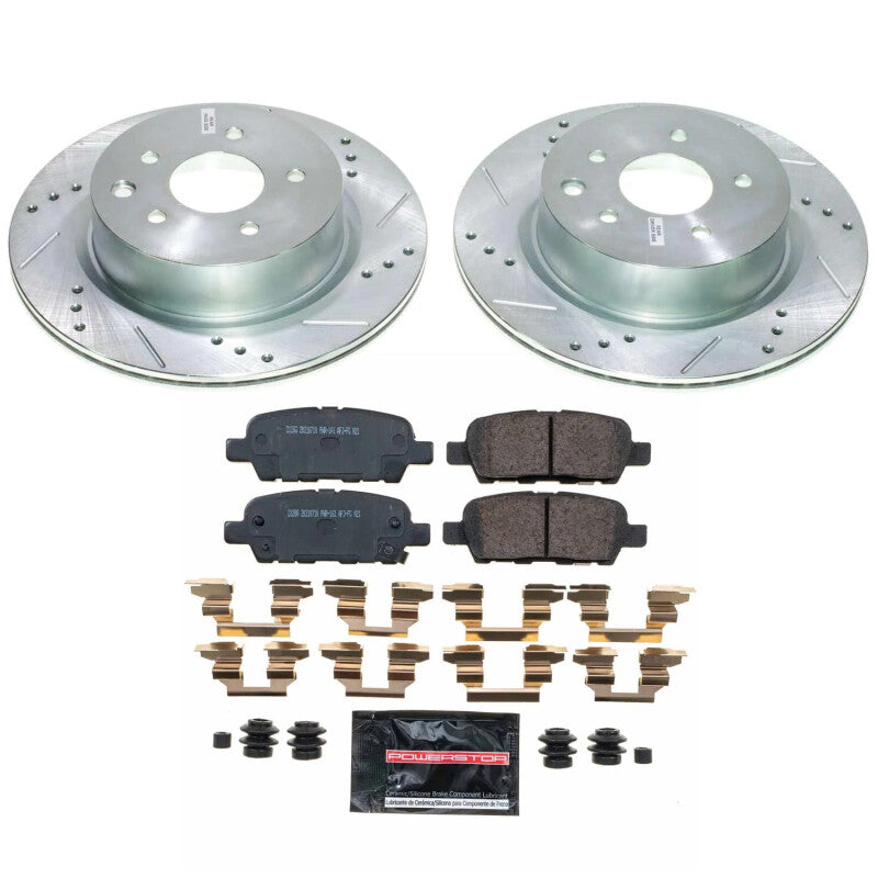 PowerStop Power Stop 08-09 Infiniti EX35 Rear Z23 Evolution Brake Kit