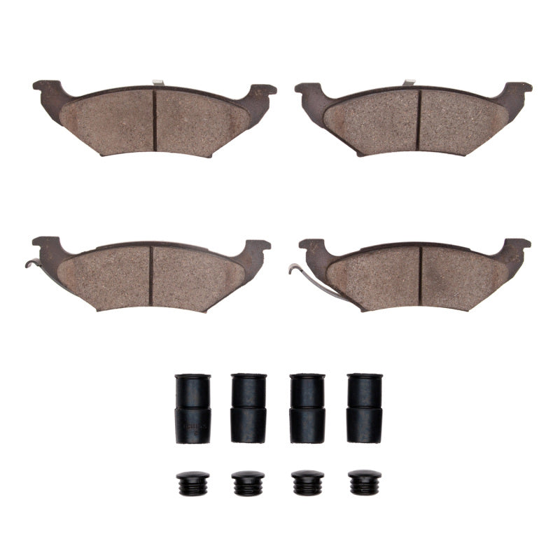 R1 Concepts R1 97-00 Chrysler Town & Country Rear Ceramic Pads & Hardware Kit
