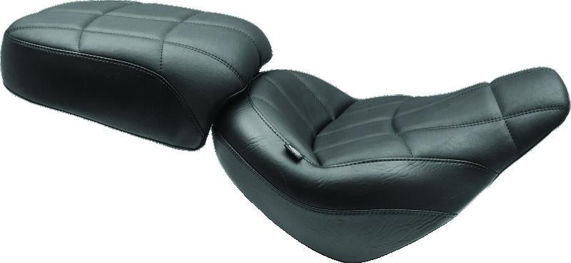 Mustang Motorcycle Mustang 17-21 Honda Rebel 300, 500 Tripper Passenger Seat - Black