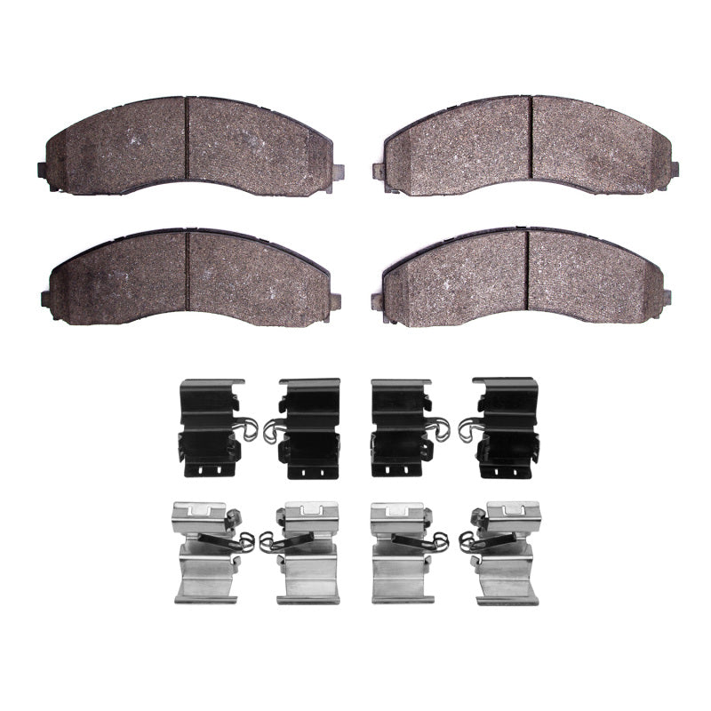 DFC 17-24 Ford F-550 Super Duty Front/Rear 4000 HybriDynamic Brake Pads and Hardware Kit