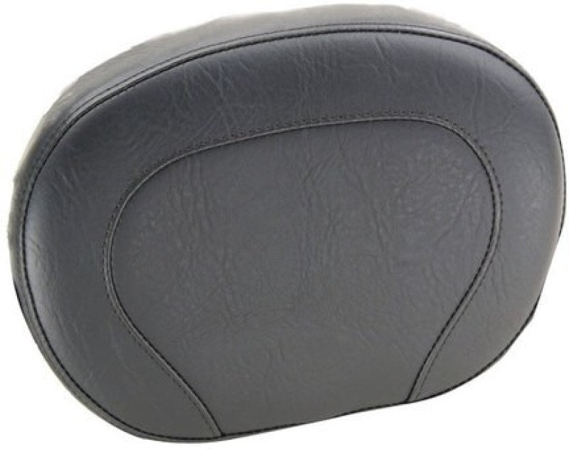 Mustang Motorcycle Mustang Harley Setback Vintage Sissy Bar Pad Low Medallion Style (12 inch x 9 inch) - Black