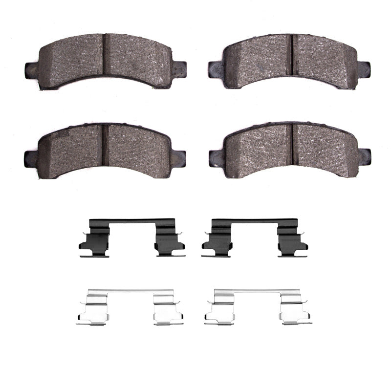 R1 Concepts R1 03-20 Chevrolet Express 3500 Rear Semi Met Pads & Hardware Kit