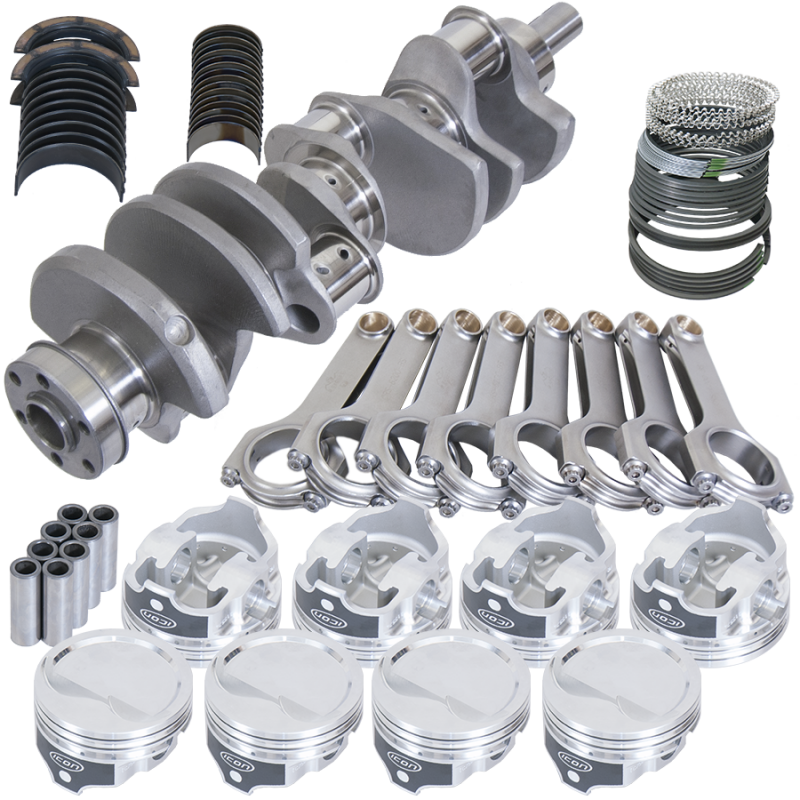 Eagle Ford 351W 4.000in Crank 6.200in H-Beam -15.8cc Inv Dome 4.030in Pistons Rotating Assembly