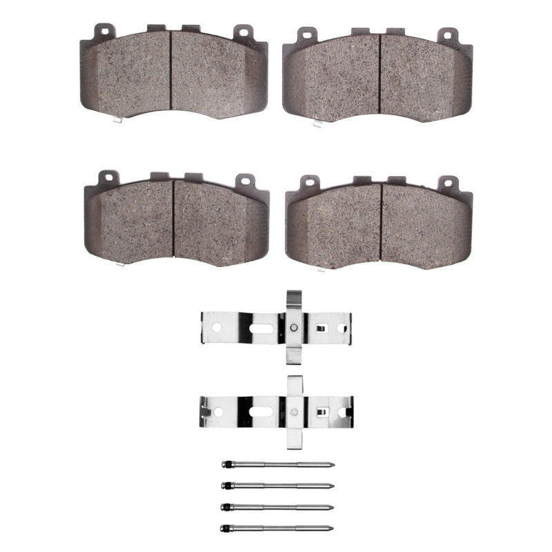 DFC 18-25 Dodge Durango Front 5000 Advanced Low Metallic Brake Pads and Hardware Kit