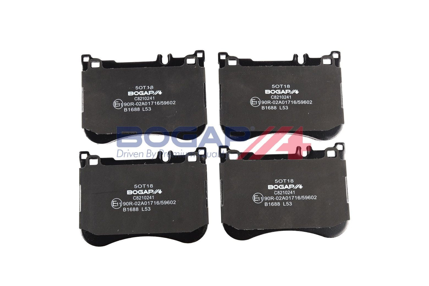 BOGAP C8210241 Brake Pad Set, Disc Brake