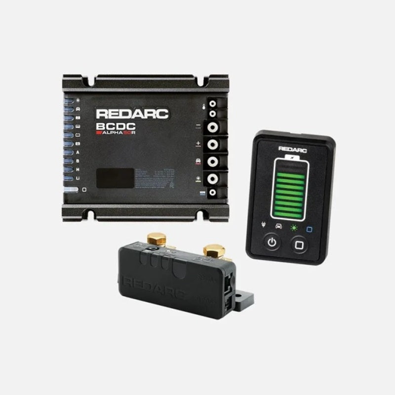 REDARC 4x4 Essentials Kit w/BCDC Alpha50 R System/RedVision Essentials Display/Smart Battery Manager