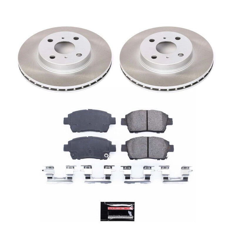 PowerStop Power Stop 01-03 Toyota Prius Front Semi-Coated Rotor Kit