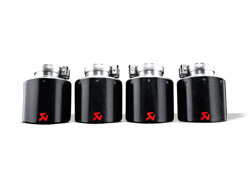 Akrapovic Akrapovic 06-13 Chevrolet Corvette ZO6/ZR1 (C6) Tail Pipe Set (Carbon 115 mm)