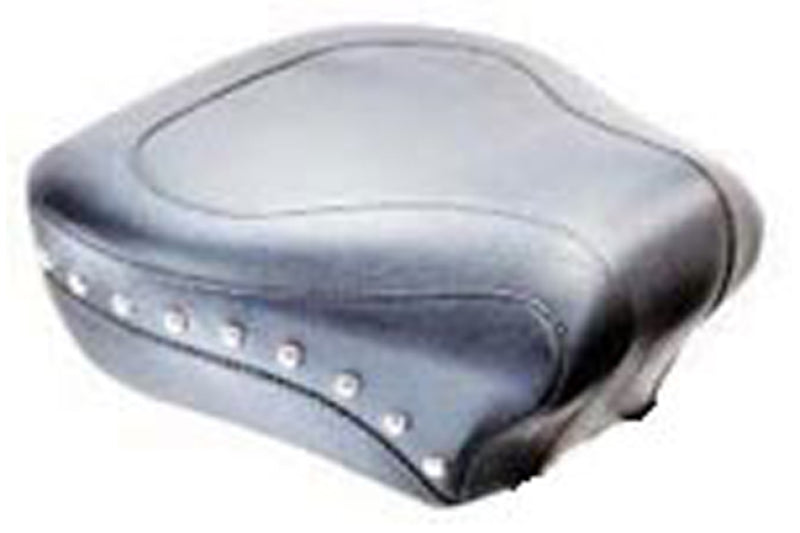 Mustang Motorcycle Mustang 84-06 Harley Standard Rear Tire Wide Touring Passenger Seat w/Studs - Black