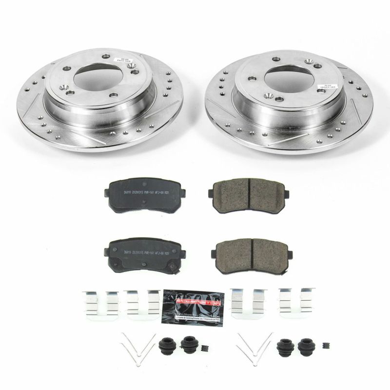 PowerStop Power Stop 18-19 Hyundai Kona Rear Z23 Evolution Sport Brake Kit