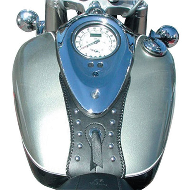 Mustang Motorcycle Mustang 99-15 Yamaha Road Star 1600/1700 Tank Bib w/Studs - Black