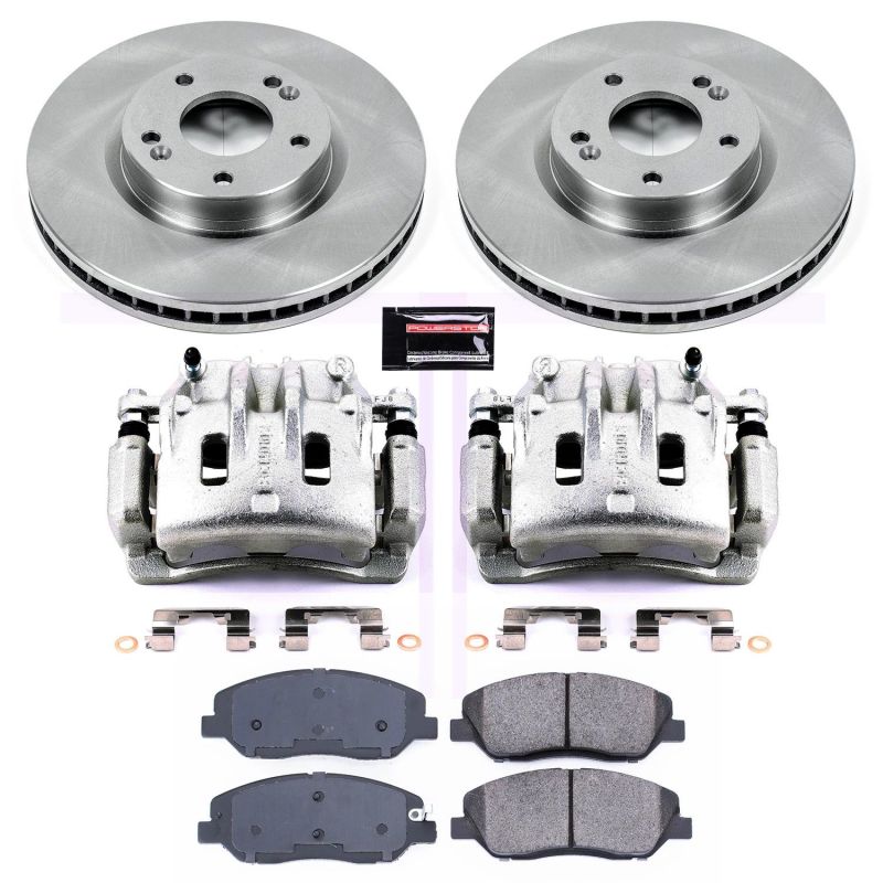 PowerStop Power Stop 07-09 Hyundai Santa Fe Front Autospecialty Kit w/Cals