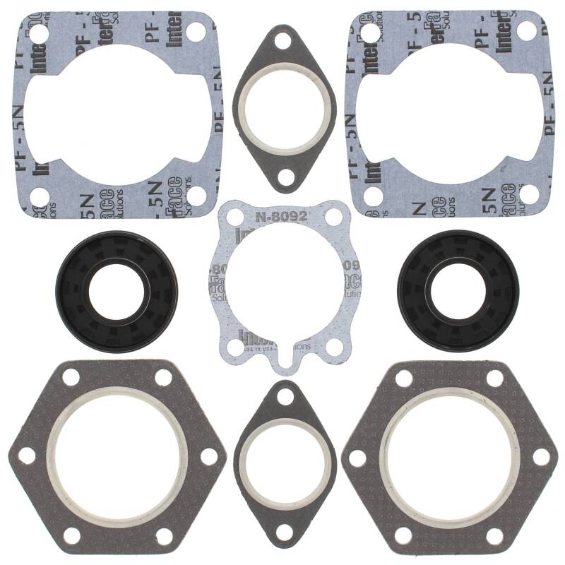 Vertex Pistons Vertex Gaskets 1980 Polaris TX/TX-C Complete Gasket Kit w/ Oil Seals