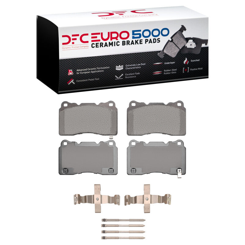 DFC 17-25 Acura Integra Front Euro 5000 Ceramic Brake Pads and Hardware Kit