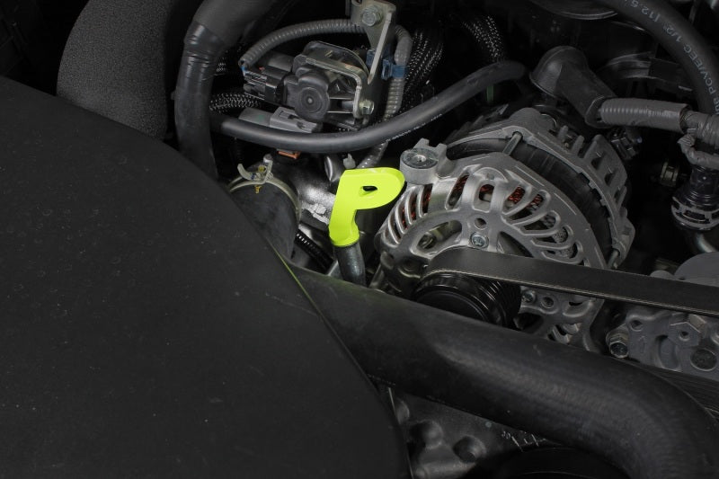Perrin Performance PERRIN 15-26 Subaru WRX & 13-26 BRZ/FR-S/86/GR86 Dipstick Handle P Style - Neon Yellow