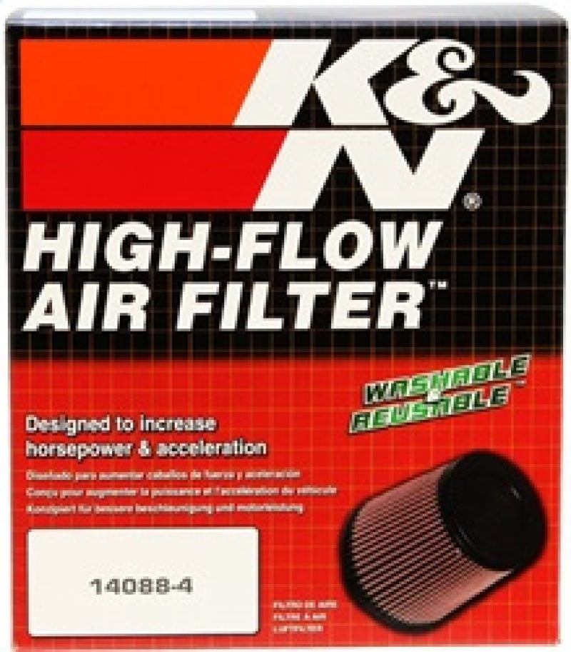 K&N Engineering K&N Filter Universal Rubber Filter 2 1/2 inch Flange 6 inch Base 5 inch Top 5 1/2 inch Height
