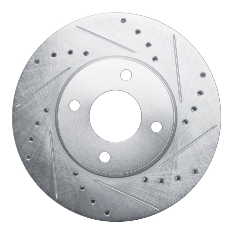 R1 Concepts R1 13-17 Suzuki SWIFT (Mexico) Front Right Drilled & Slotted Silver Brake Rotor