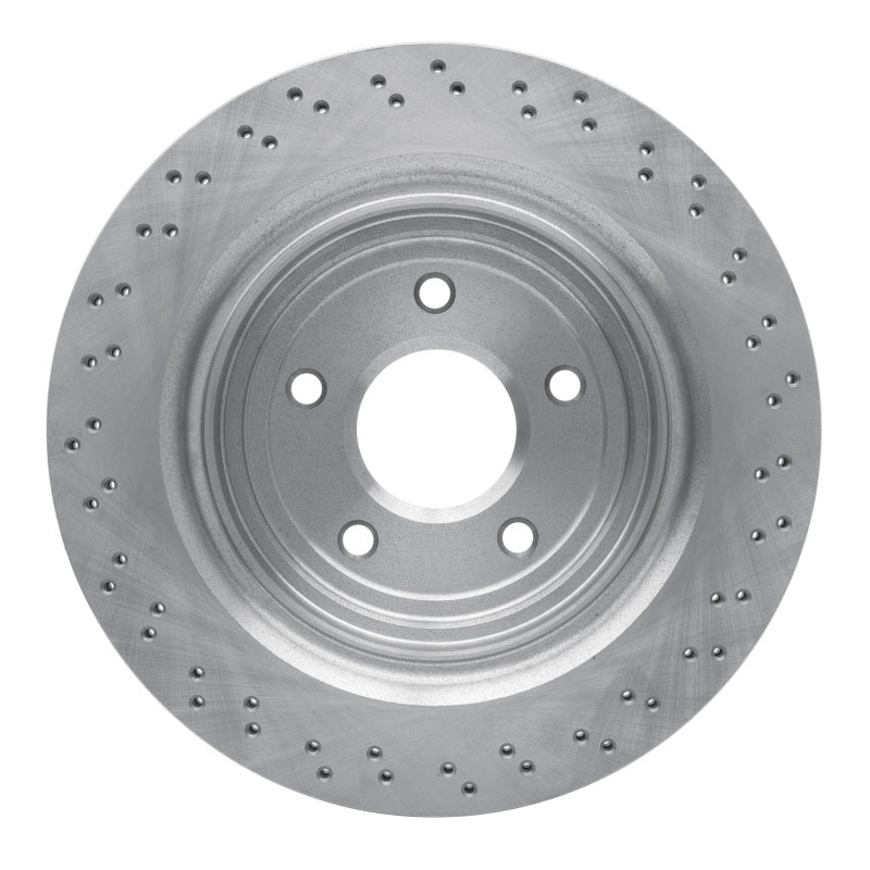 DFC 06-13 Cadillac XLR Rear Drilled Brake Rotor