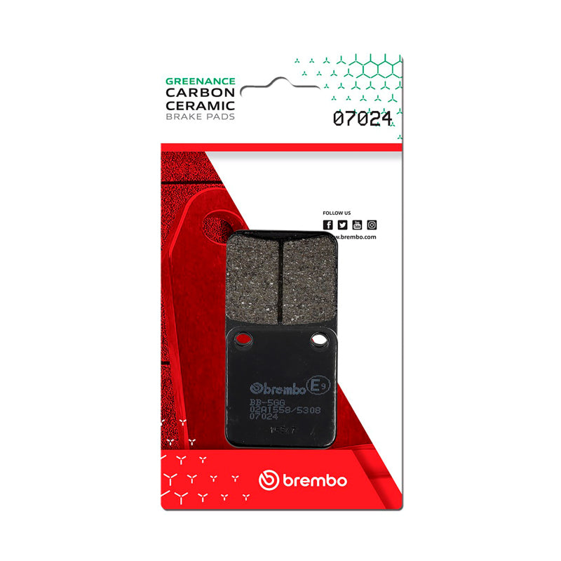Brembo Powersports Brembo Honda Mbx/Peugeot Vivacity/Sachs Madass Carbon Ceramic Brake Pad - Front