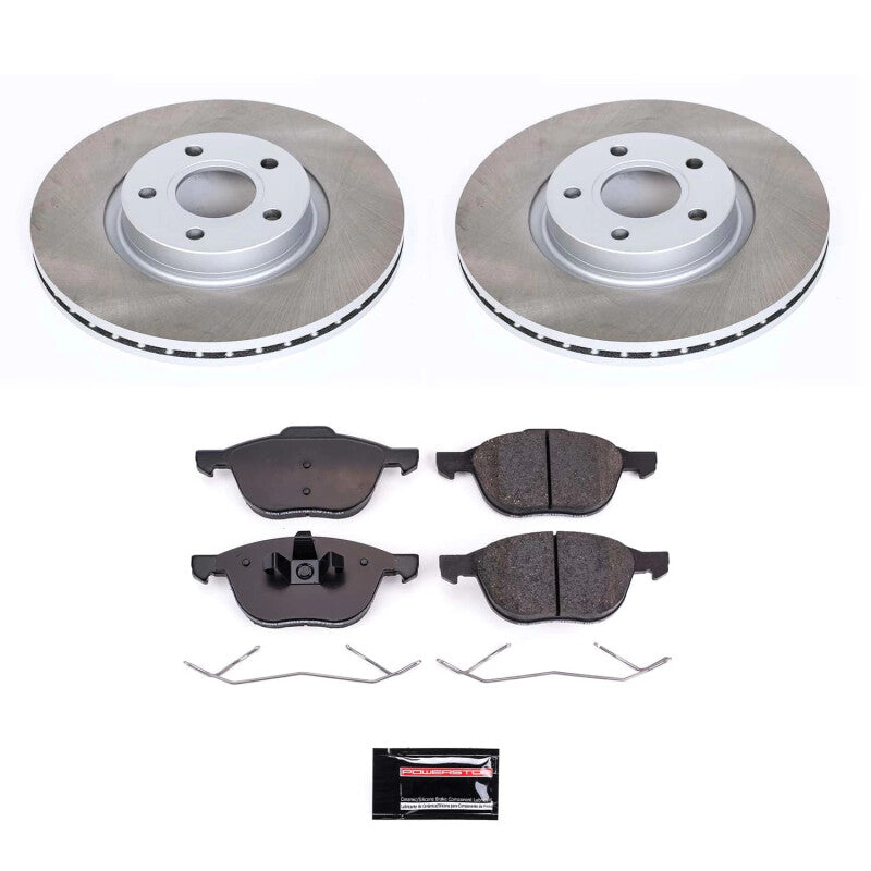 PowerStop Power Stop 05-11 Volvo V50 Front Semi-Coated Rotor Kit