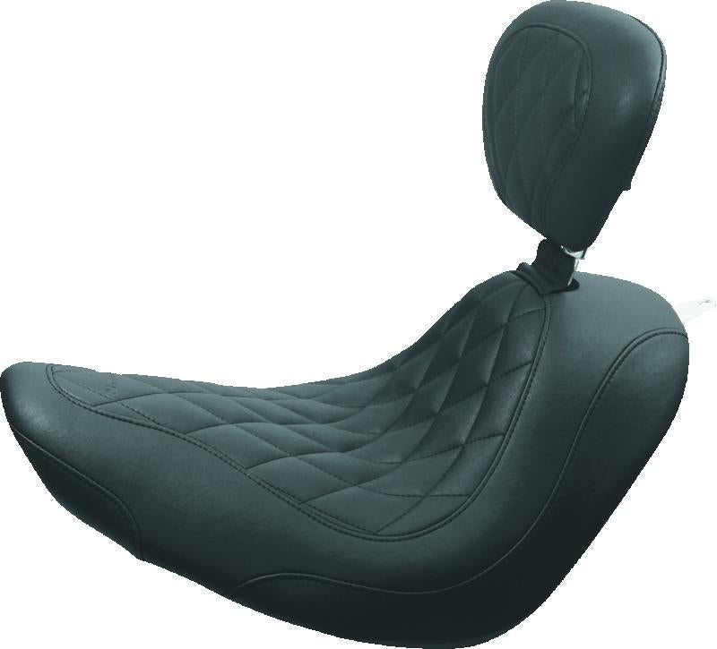 Mustang Motorcycle Mustang 08-17 Yamaha Raider Fender Bib - Black
