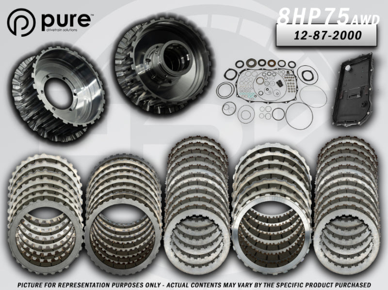 Pure Drivetrain Solutions Pure Drivetrain 8HP75 High Performance Transmission Hard Parts Kit - AWD - Stage 2