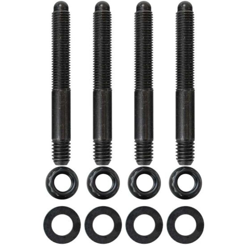 Moroso 5/16in-24 x 2.5in Long 12-Point Nuts Carburetor Stud Kit